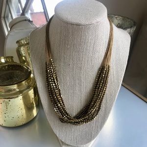 ✨ Brass Multi Strand Necklace ✨